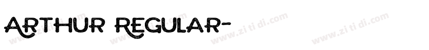 Arthur Regular字体转换